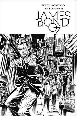 James Bond: Black Box issue 2-D Giovanni Valletta 1:10 Black & White Cover