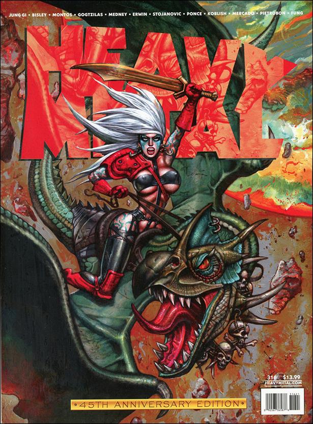 Heavy Metal issue 316-B Simon Bisley Cover