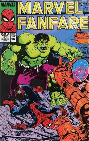 Marvel Fanfare (1982) issue 47 Wraparound Cover