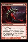 Magic The Gathering: Zendikar (Base Set) card 141 Plated Geopede