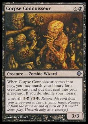 Magic the Gathering: Shards of Alara (Base Set) card 68 Corpse Connoisseur