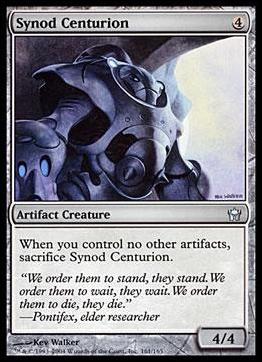 Magic the Gathering: Fifth Dawn (Base Set) card 161 Synod Centurion