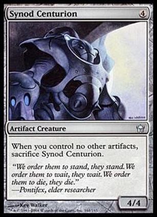 Magic the Gathering: Fifth Dawn (Base Set) card 161 Synod Centurion