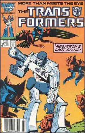 Transformers (1984) issue 25-B Newsstand Cover