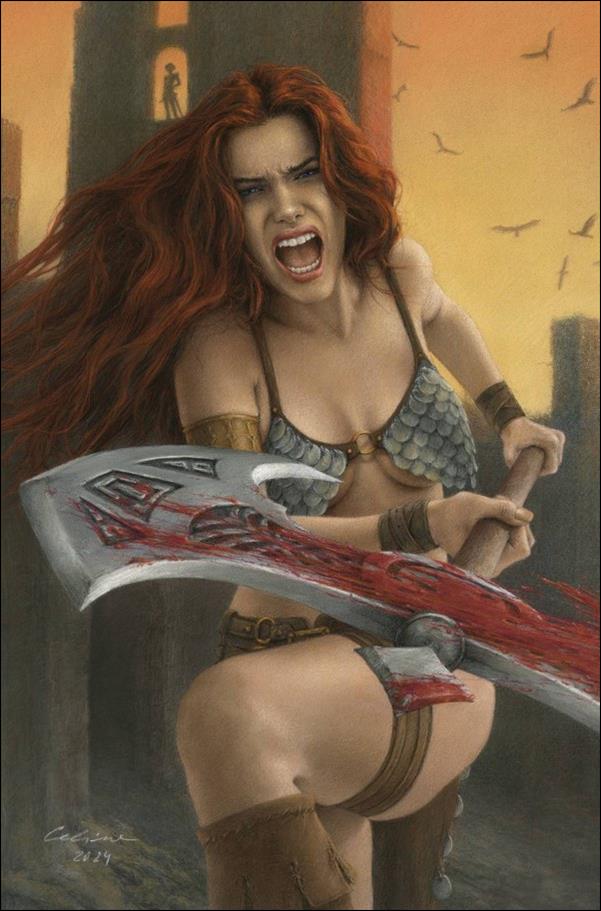 Red Sonja: Death and the Devil issue 1-S Celina Virgin 1:50 Cover