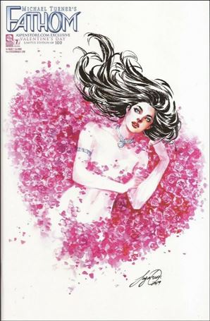 Michael Turner's Fathom (2018) issue 7-D Siya Oum aspenstore.com Valentines Day Cover 1/100