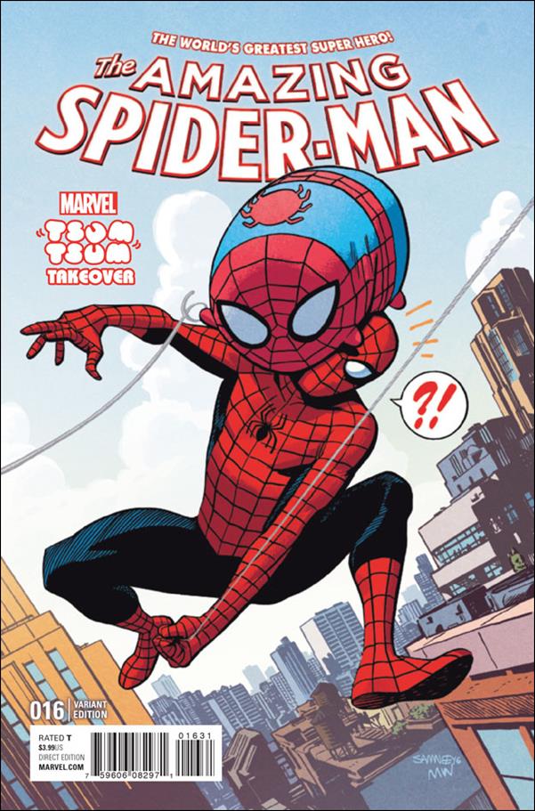 Amazing Spider-Man (2015) issue 16-B Chris Samnee Tsum Tsum Cover
