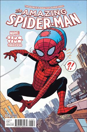Amazing Spider-Man (2015) issue 16-B Chris Samnee Tsum Tsum Cover