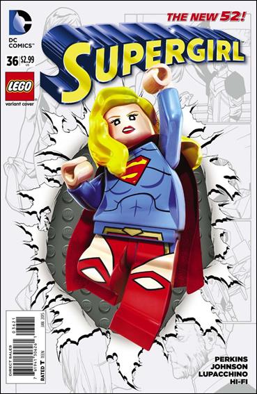 Supergirl (2011) issue 36-B LEGO Cover