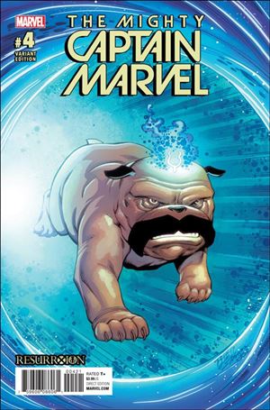 Mighty Captain Marvel issue 4-B Ron Lim Resurrxion Cover