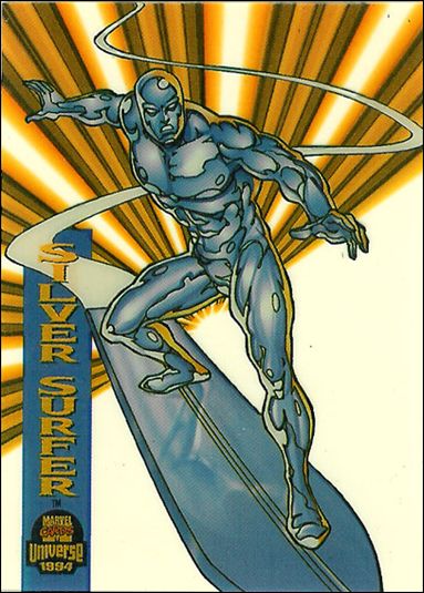 Marvel Universe: Series 5 (Suspended Animation Subset) card 5 Silver Surfer