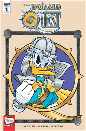Donald Quest issue 1-C Andrea Freccero 1:10 Cover