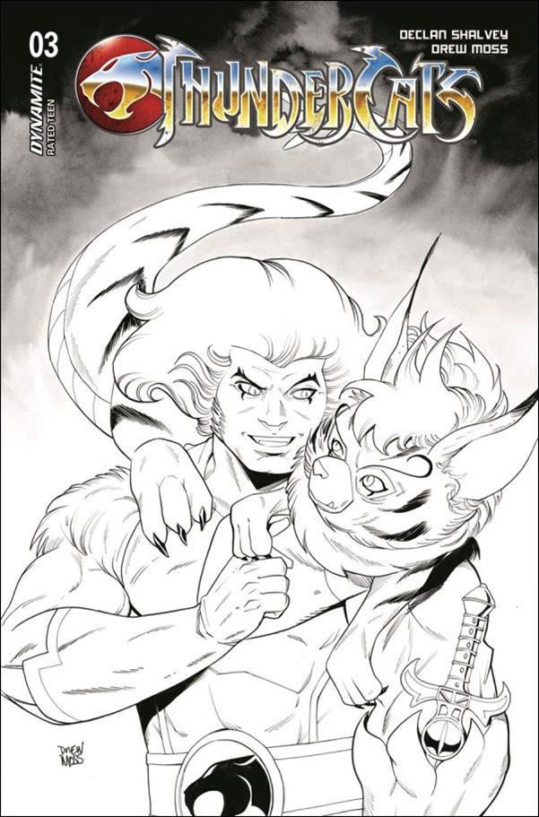 Thundercats (2024) issue 3-Z Drew Moss Snarf 1:10 Original Cover