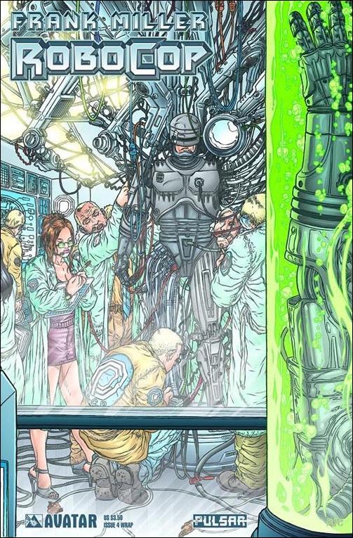 Frank Miller's Robocop issue 4-B Wraparound Cover