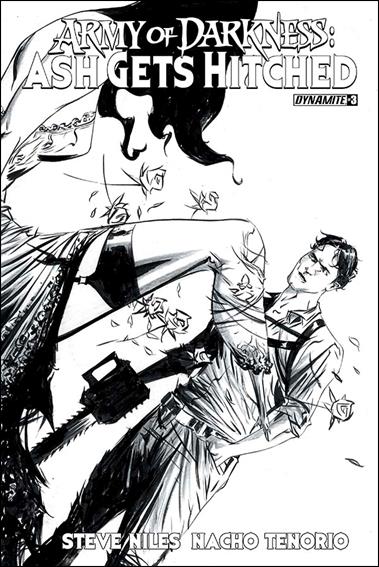 Army of Darkness: Ash Gets Hitched issue 3-D Jae Lee 1:10 Black & White cover