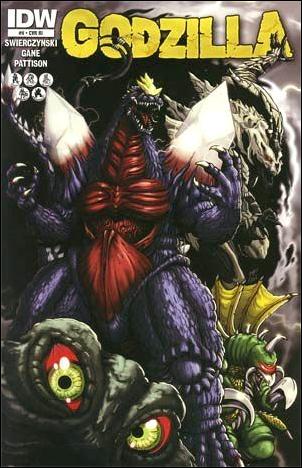 Godzilla (2012) issue 9-B Matt Frank 1:10 Cover