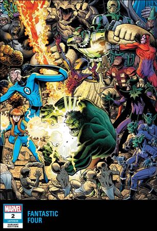 Fantastic Four (2018) issue 2-D Arthur Adams Wraparound Connecting Cover