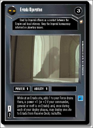 Star Wars: Special Edition Limited (Base Set) card 11 Eriadu Operative