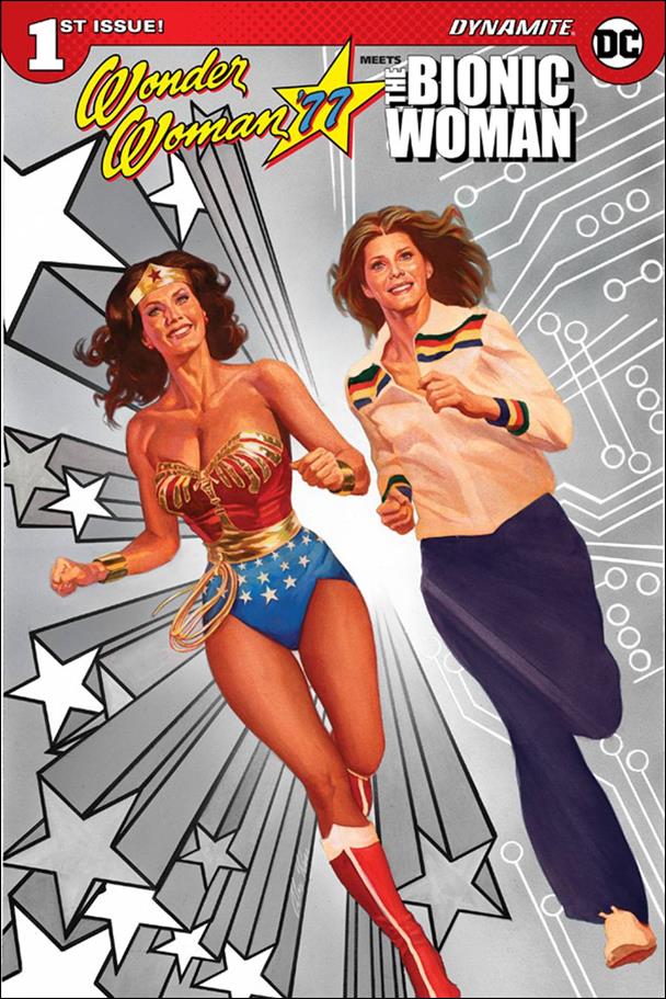 Wonder Woman '77 Meets The Bionic Woman issue 1-G Alex Ross 1:15 Silver Cover