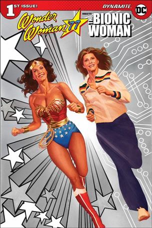 Wonder Woman '77 Meets The Bionic Woman issue 1-G Alex Ross 1:15 Silver Cover