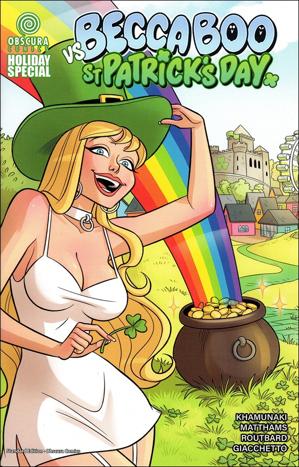 Becca Boo, the Bimbo Ghost vs St. Patrick's Day issue 1 Dorilys Giacchetto Cover
