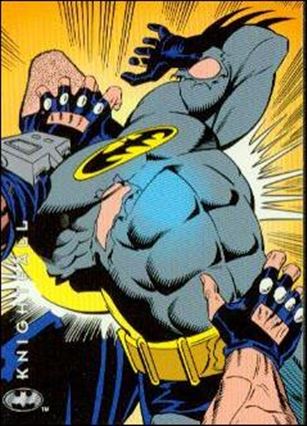 Batman: Saga of the Dark Knight (Base Set) card 84 Knightfall - The Broken Bat