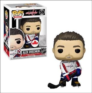Pop! Hockey figure 59-B Alex Ovechkin (White Jersey) Grosnor Exclusive