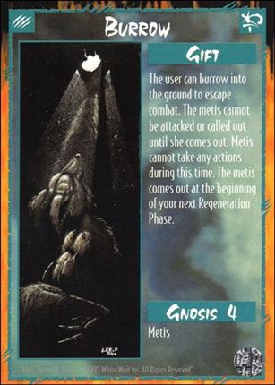 Rage Limited (Base Set) card 35 Burrow 