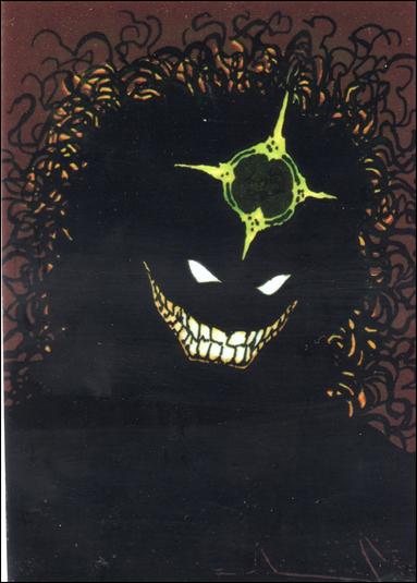 Evil Ernie Series II Chromium: Glow in the Dark (Base Set) card 24 Unstoppable Evil