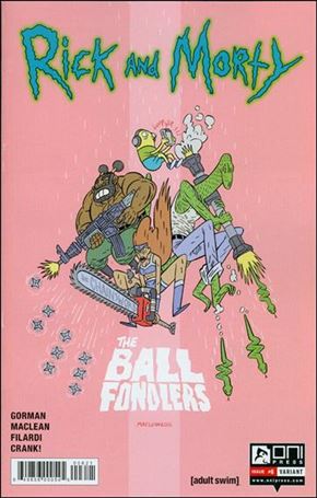Rick and Morty (2015) issue 6-B Andrew MacLean Cover