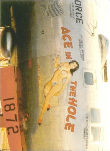 Vintage Aircraft Nose Art (Base Set) card 32 Ace in the Hole