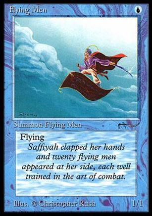 Magic the Gathering: Arabian Nights (Base Set) card 14 Flying Men