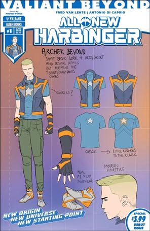 Valiant Beyond: All-New Harbinger issue 1-D Andres Ponce Design Cover