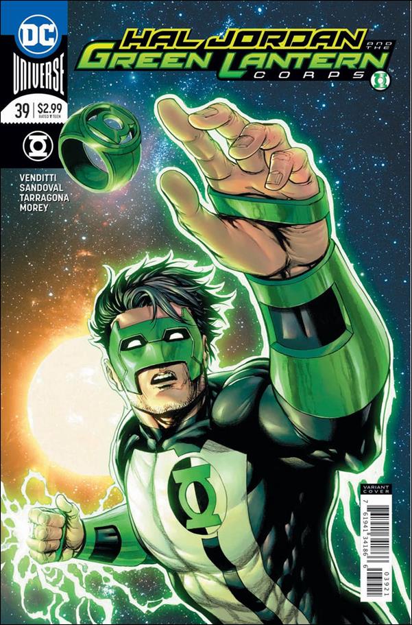 Hal Jordan and the Green Lantern Corps issue 39-B Tyler Kirkham Cover