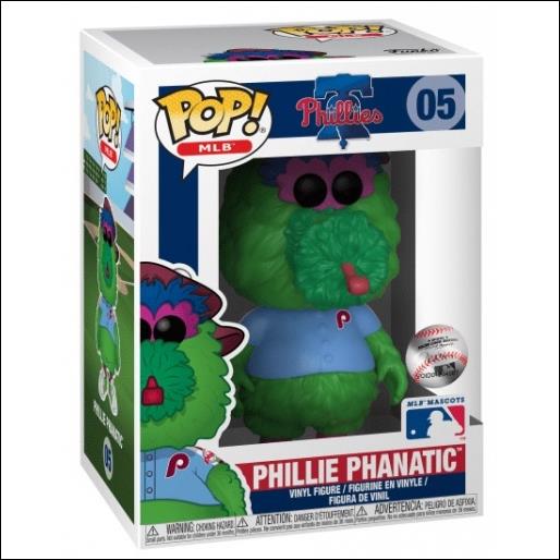 Pop! MLB Mascots figure 5-B Phillie Phanatic (Blue Uniform)