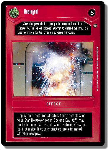 Star Wars: A New Hope Limited (Base Set) card 36 Besieged