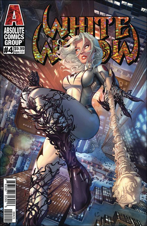 White Widow issue 4-B Chris Ehnot Gold Foil Logo Cover
