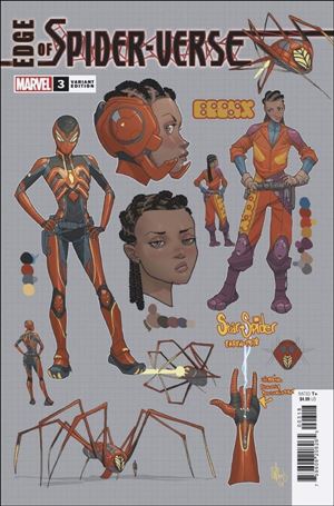 Edge of Spider-Verse (2024) issue 3-E Pete Woods 1:10 Design Cover