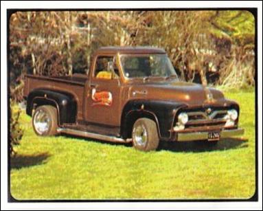 New Zealand Rod and Custom Cars (Base Set) card 19 55 F100 Pickup