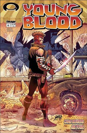 Youngblood (2017) issue 6-C Rob Liefeld Walking Dead Color Tribute Cover