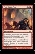 Magic the Gathering: Gatecrash (Base Set) card 91 Five-Alarm Fire