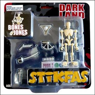 Stikfas Preassembled Blister Regular Pack figure 11 Dark Land Bones Jones