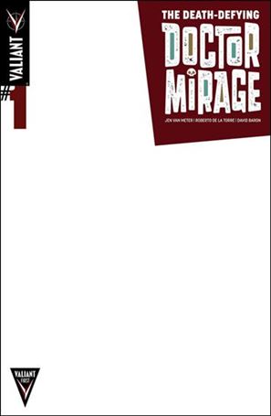 Death-Defying Doctor Mirage issue 1-B Blank/Sketch Cover