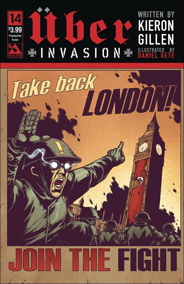 Uber: Invasion issue 14-C Propaganda Poster Cover