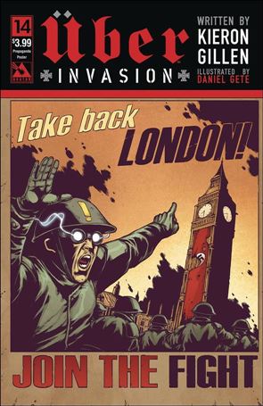 Uber: Invasion issue 14-C Propaganda Poster Cover