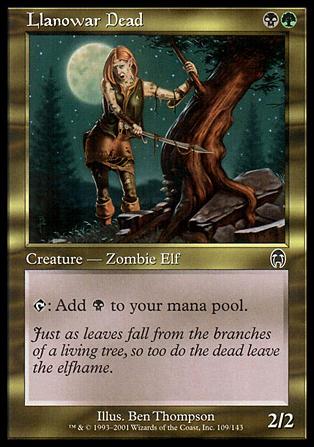 Magic the Gathering: Apocalypse (Base Set) card 109 Llanowar Dead