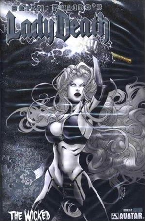 Brian Pulido's Lady Death: The Wicked issue 1/2-M Platinum Foil Cover