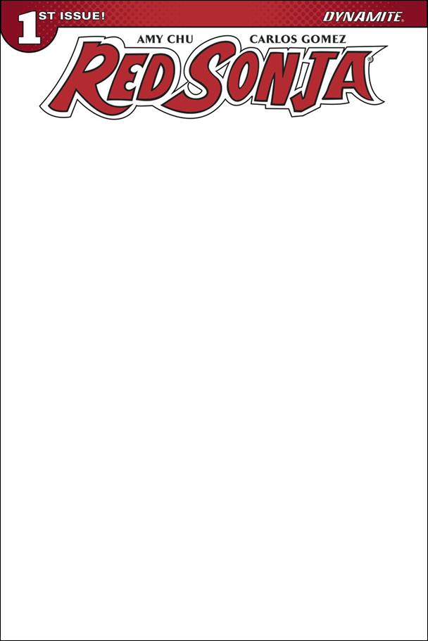 Red Sonja (2017) issue 1-L Blank Authentix Cover