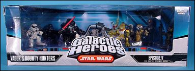 Star Wars: Galactic Heroes Cinema Scenes figure 4 Vader's Bounty Hunters