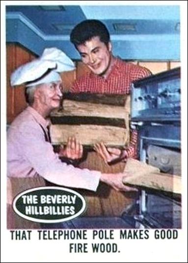 Beverly Hillbillies (Base Set) card 11 That Telephone Pole Makes Good Fire Wood.